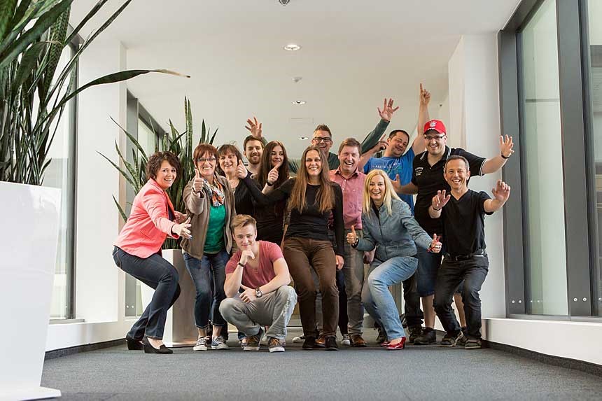 dynamisches gruppenbild