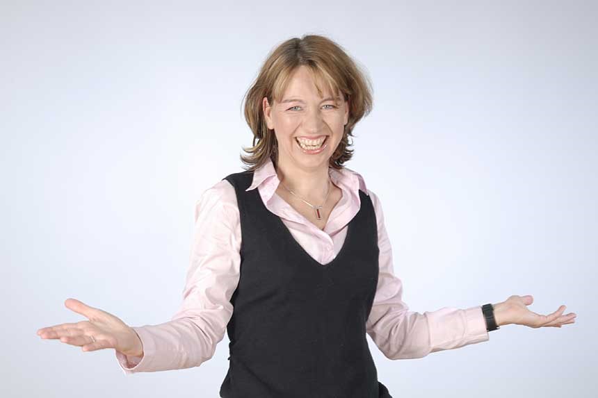 präsentieren und einladen